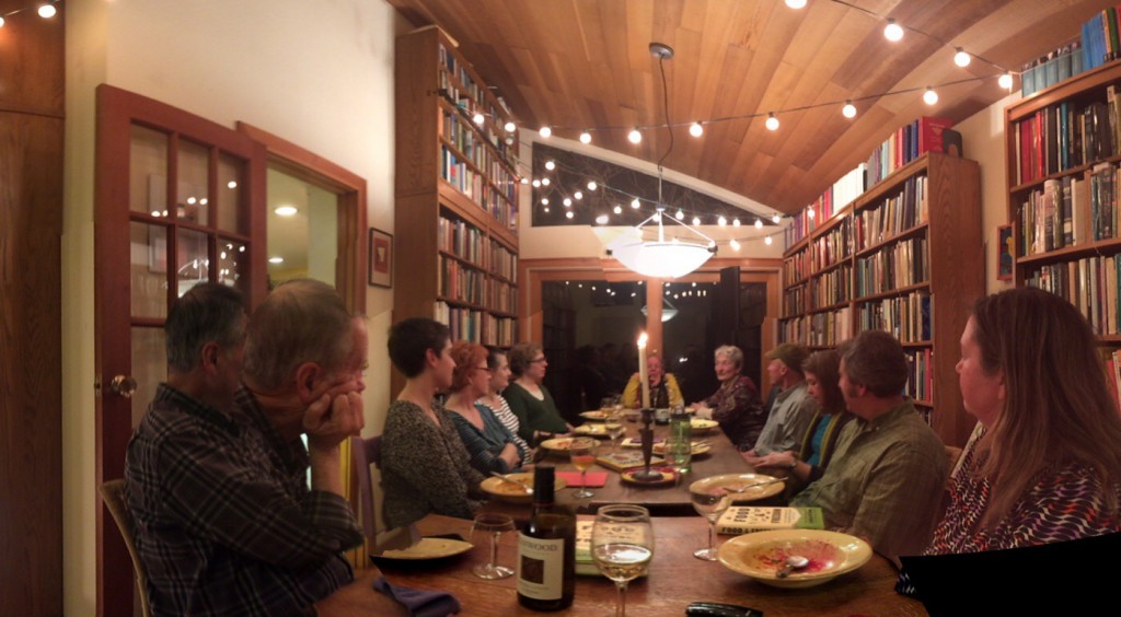 Slow Food Russian River Book Group at their February 2016 session.