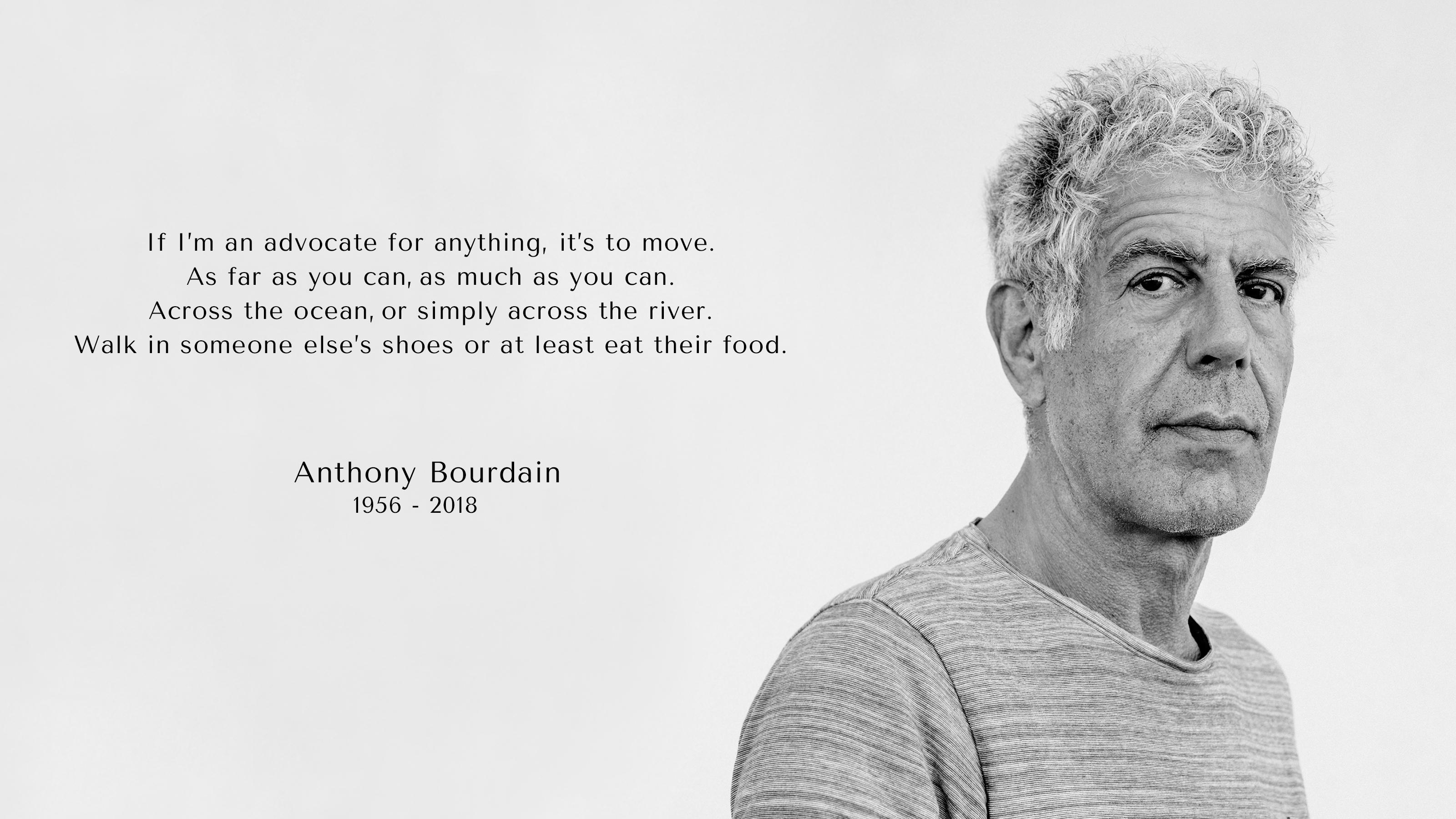 Anthony Bourdain, 1956–2018